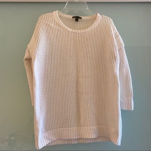 J.Crew Women Knit Sweater White Cotton S